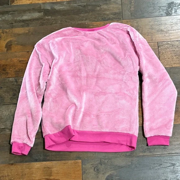 Hello Kitty Pink Plush Pullover NWT - Picture 4 of 4